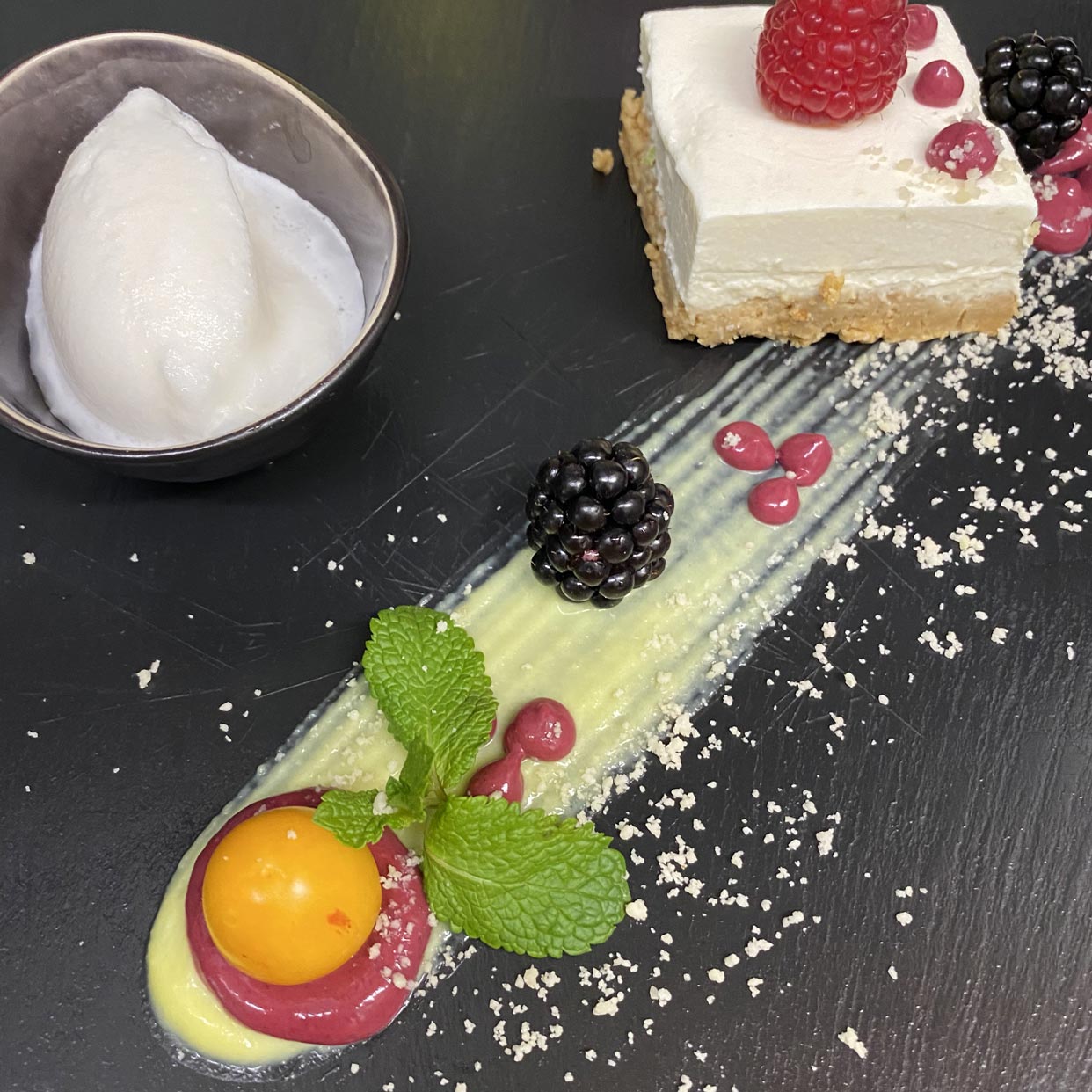 Hausgemachtes Dessert